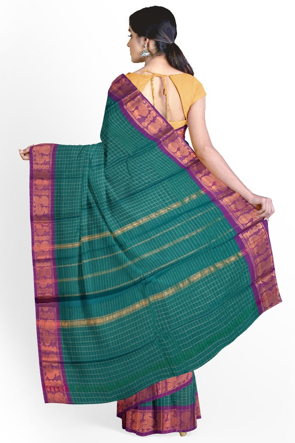 South Cotton Chettinad Saree at Samvita - with Blouse Piece