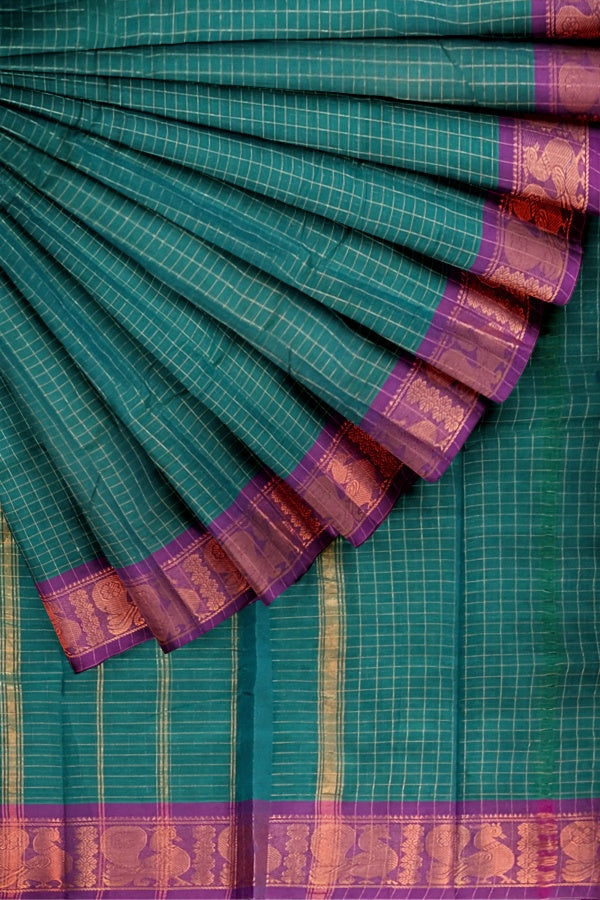 South Cotton Chettinad Saree at Samvita - with Blouse Piece