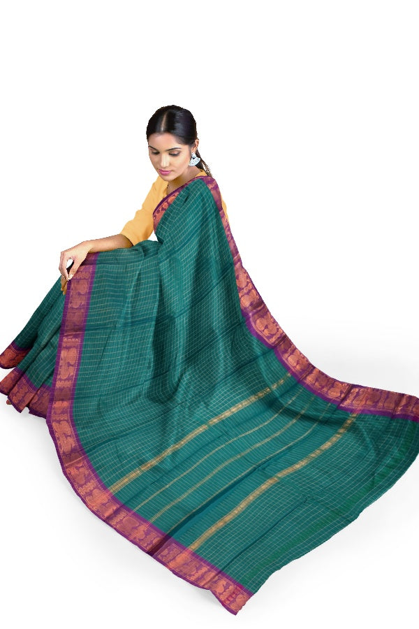South Cotton Chettinad Saree at Samvita - with Blouse Piece
