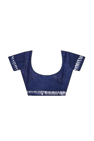 Soft Cotton Batik Painted Saree with Blouse Piece