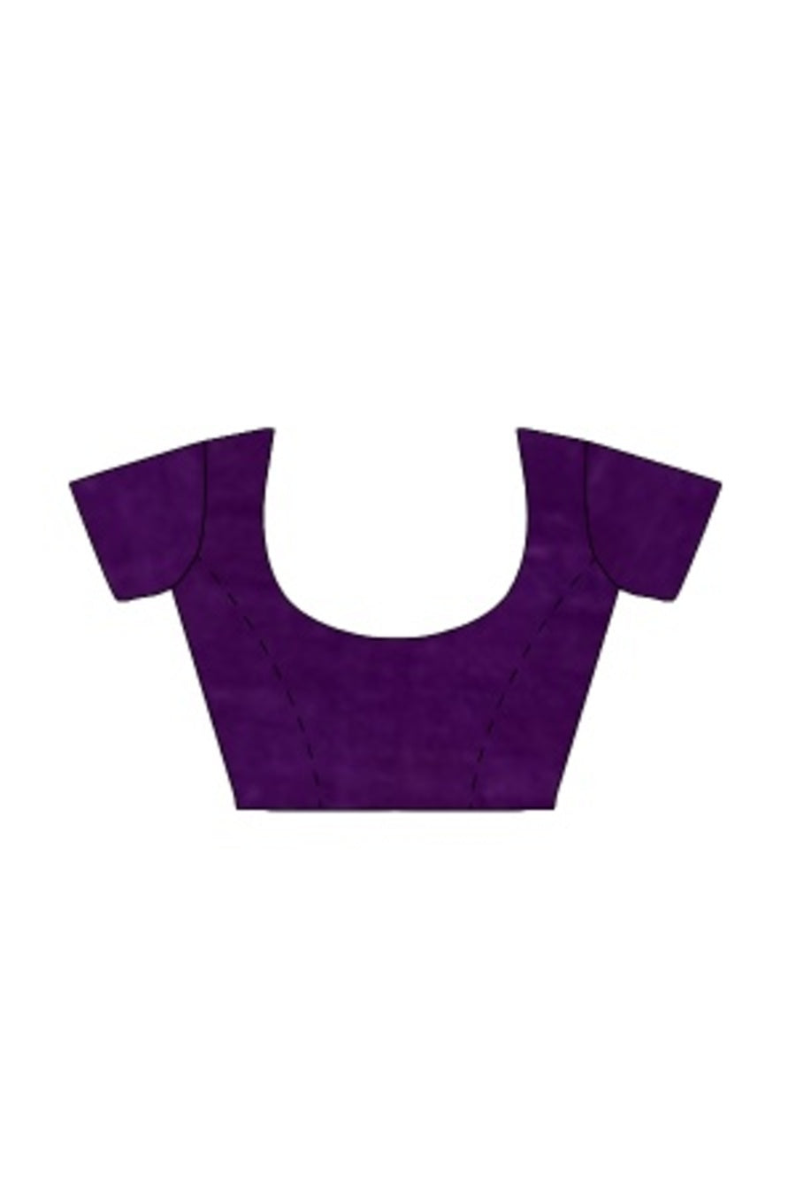 Purple Cotton Mulmul Saree with Blouse Piece – Earthy Elegance in a Feather-Light Drape